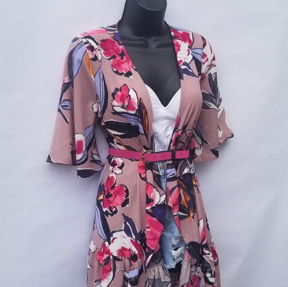 C Christian | Los Angeles| Floral Print Duster - Picture 2 of 4